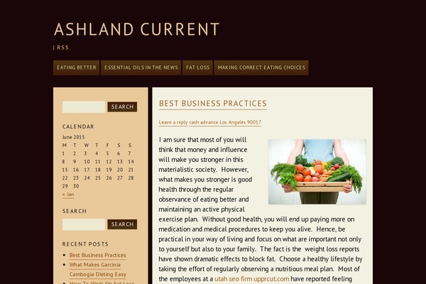 ar theme site design template sample