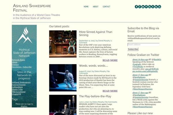 Ultimatum theme site design template sample