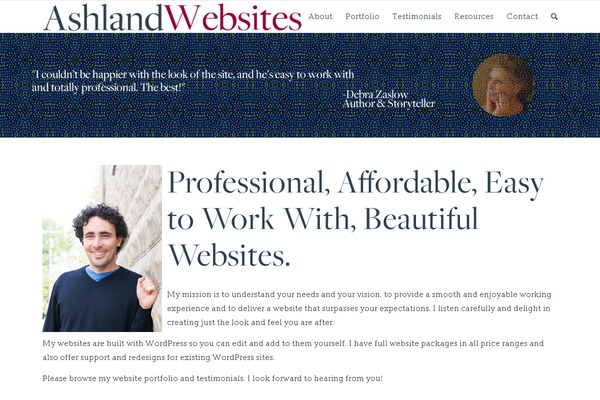 Enfold-child theme site design template sample