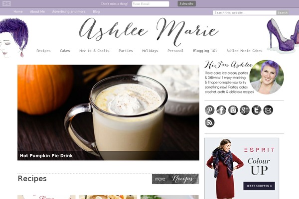 Foodie Pro theme site design template sample