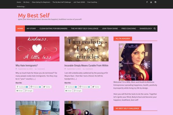 Awaken theme site design template sample