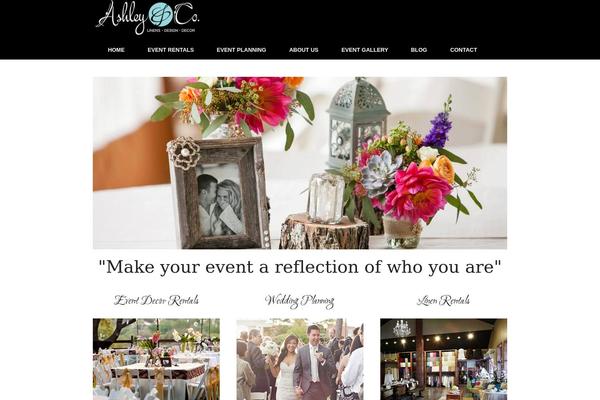 Couture theme site design template sample