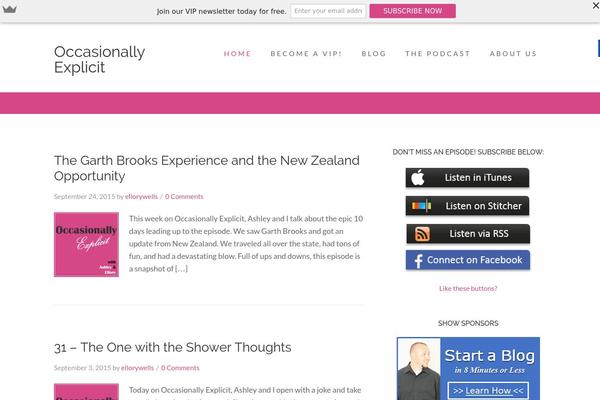 Luxe theme site design template sample