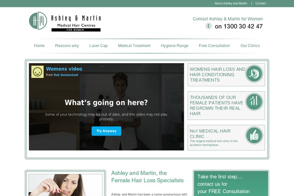 ashleyandmartinforwomen.com.au site used Aandm