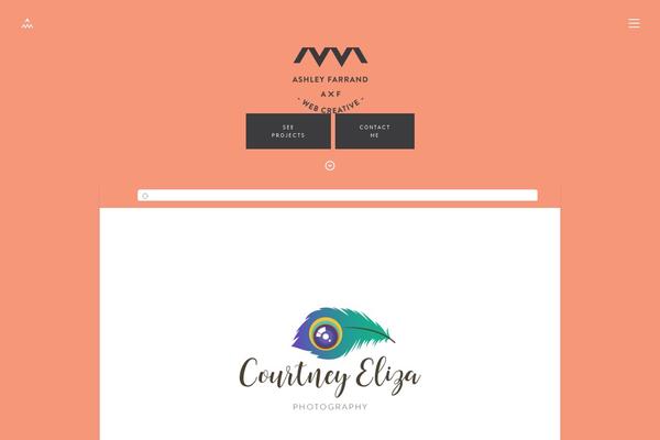 Ashley theme site design template sample