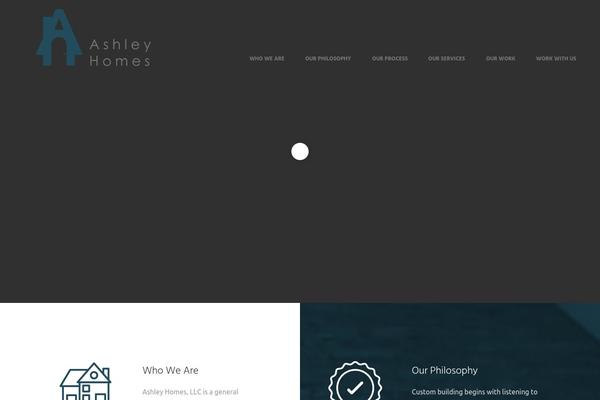 Infinite theme site design template sample