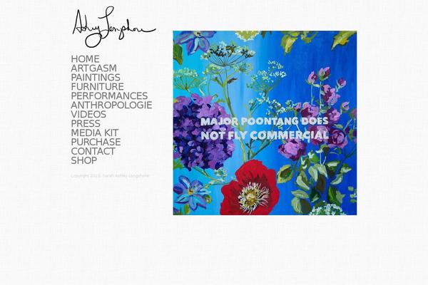 Anan theme site design template sample