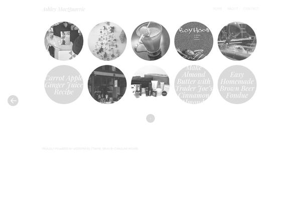 Headlines theme site design template sample