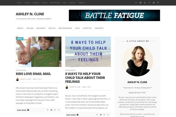 Sprout theme site design template sample