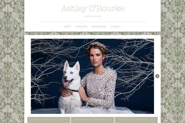 ashleyorourke.ie site used Ashley