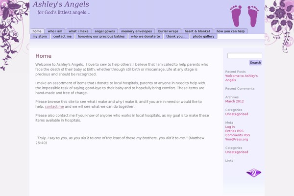 Purple Pastels theme site design template sample