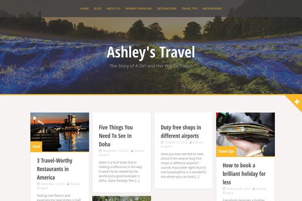 Alizee theme site design template sample