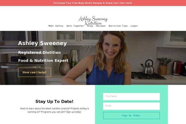 Site using Visual Recipe Index plugin