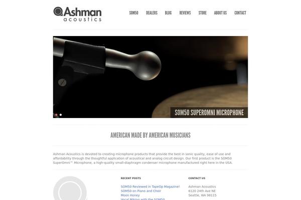 Purity theme site design template sample