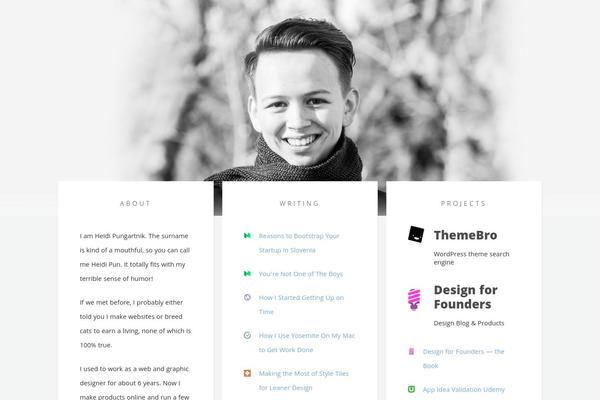 Hayden theme site design template sample
