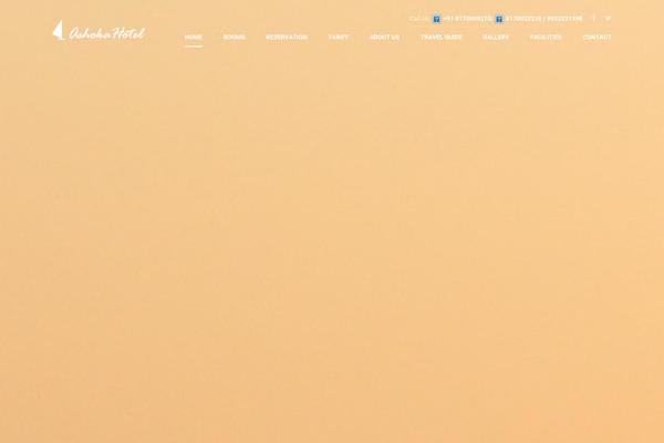 Site using Tp-hotel-booking plugin