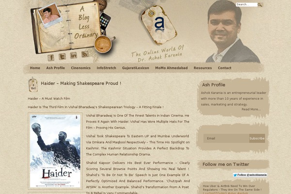 Ak theme site design template sample