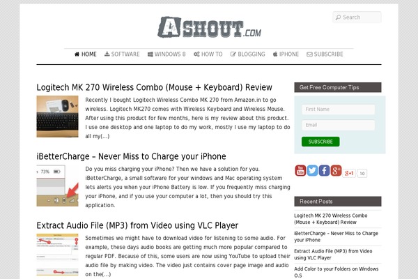 Focusblog theme site design template sample