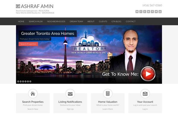 Mdr theme site design template sample