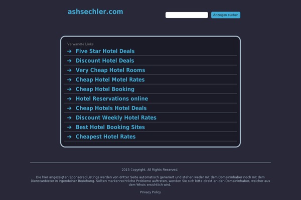ashsechler.com site used Bromine