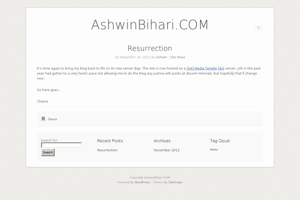 Origami theme site design template sample