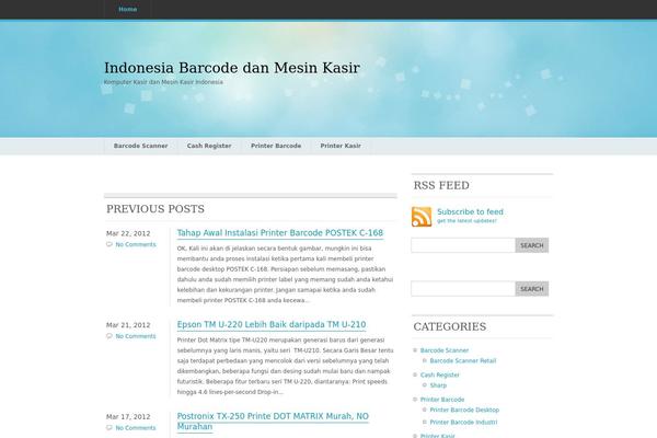 Brightsky theme site design template sample