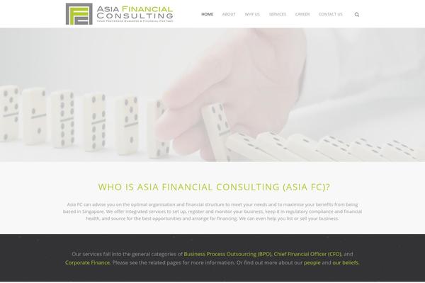 Imago theme site design template sample