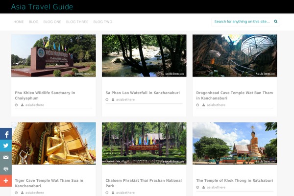 Magee theme site design template sample