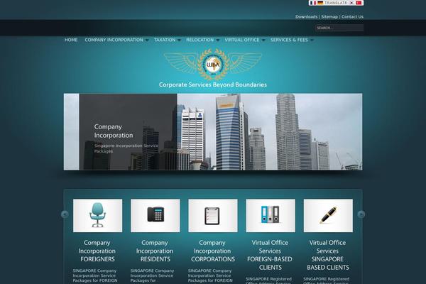 Parallelus-traject theme site design template sample