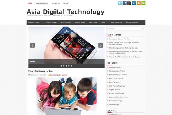 asiadigitalworld.com site used Prominent