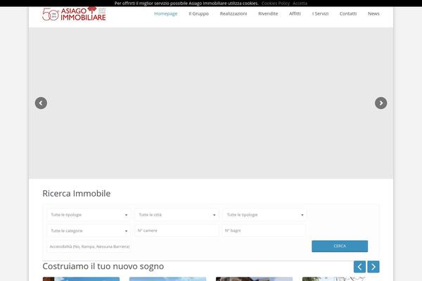 WP Residence theme site design template sample