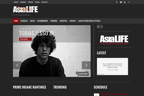 PRESSO theme site design template sample