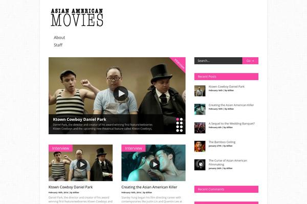 Gonzo theme site design template sample