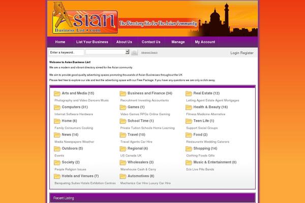 Directorypress theme site design template sample