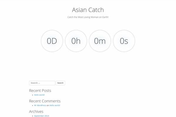 WPChimp Countdown theme site design template sample