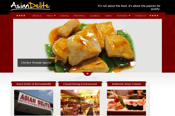 The Restaurant theme site design template sample