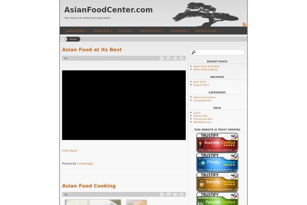 asianfoodcenter.com site used Fastfood