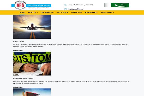asianfrt.com site used Asianfreight