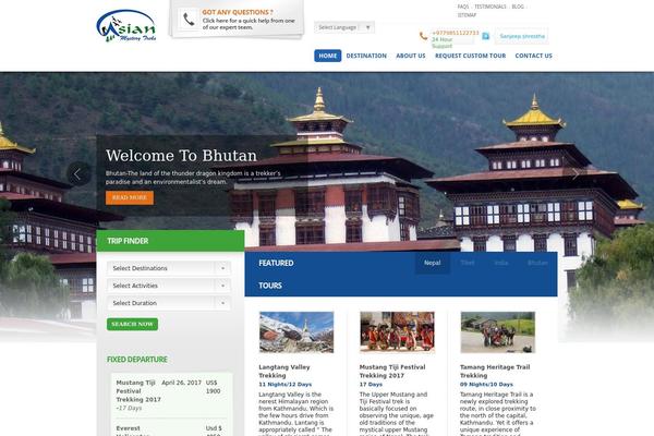 asianmysterytreks.com site used Asian