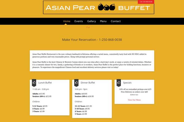 asianpearbuffet.ca site used Dine & Drink