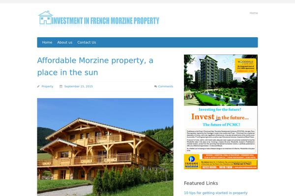Presentation Lite theme site design template sample