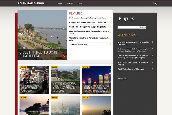 Noteworthy theme site design template sample