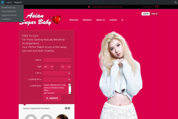 Sweetdate theme site design template sample