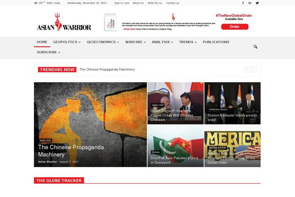 Newspaper theme site design template sample