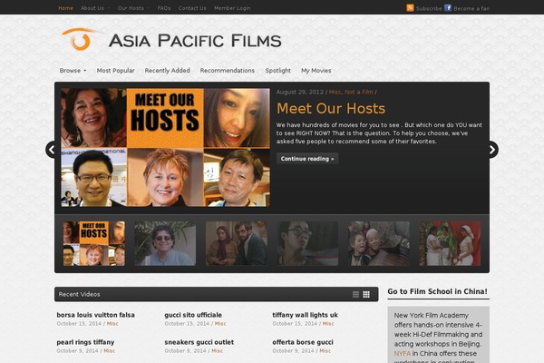 Videozoom theme site design template sample