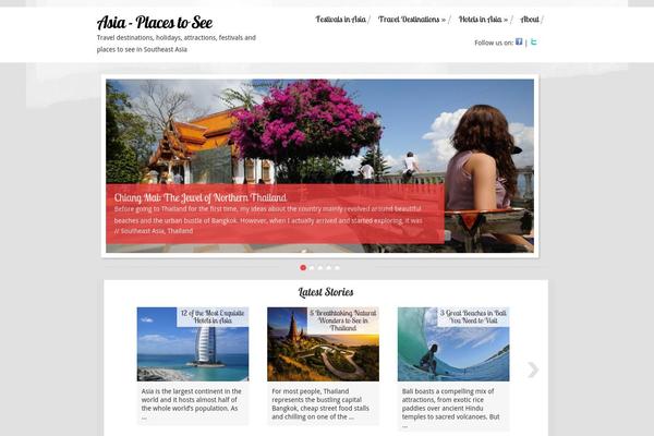 Travelous theme site design template sample