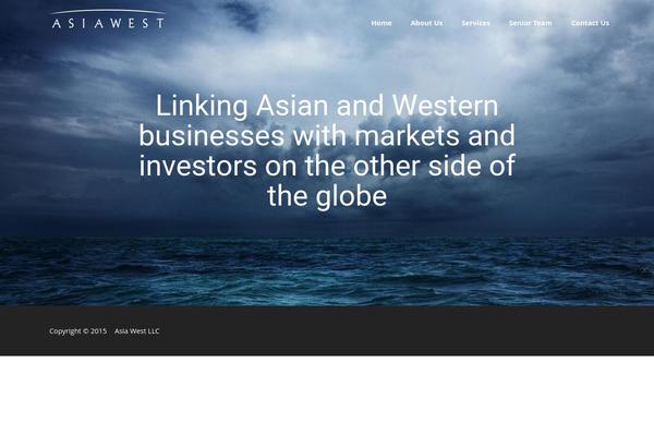 Sensible WP theme site design template sample