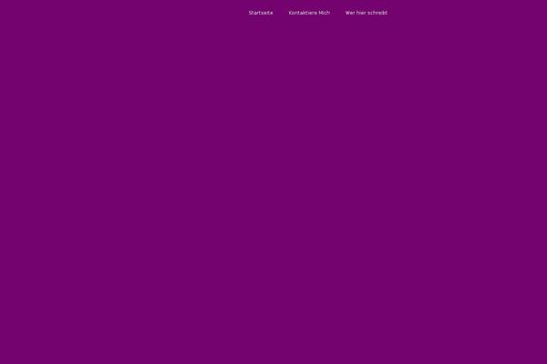 Casper theme site design template sample