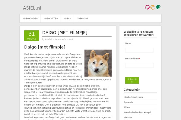 Contango theme site design template sample
