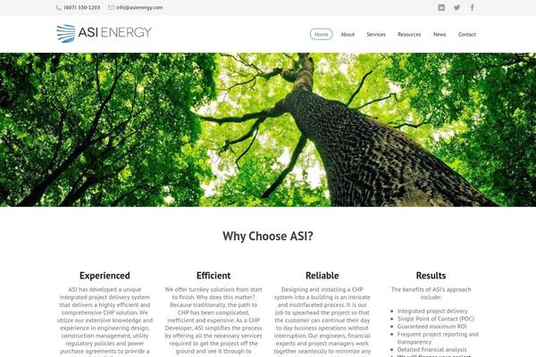 Novus theme site design template sample